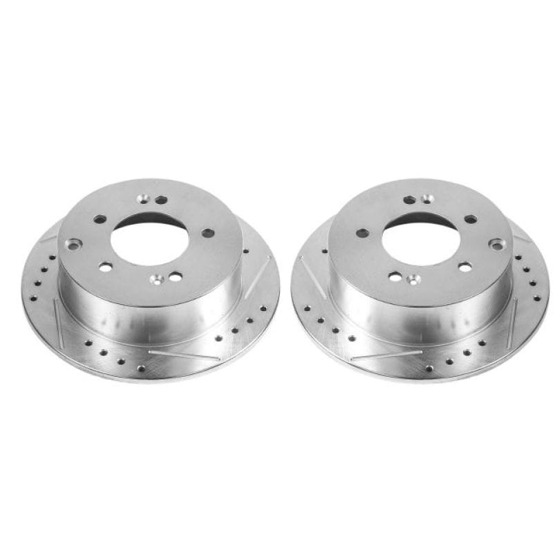PowerStop — PowerStop Evolution Performance Drilled, Slotted & Plated Brake Rotor Pair