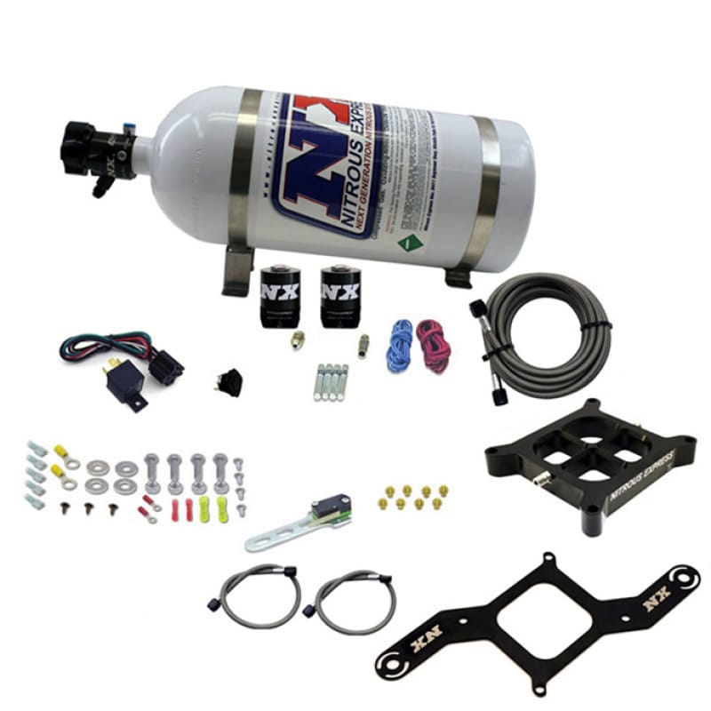 Nitrous Express — Nitrous Express 4500 Covert Crossbar Plate System Pro Power 100-500HP (10lb Bottle)
Injection System Kit