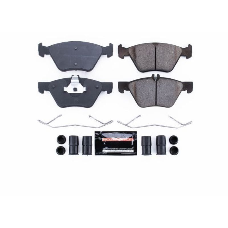 PowerStop — PowerStop - Z23 Daily Driver Carbon-Fiber Ceramic Brake Pads with Hardware Kit