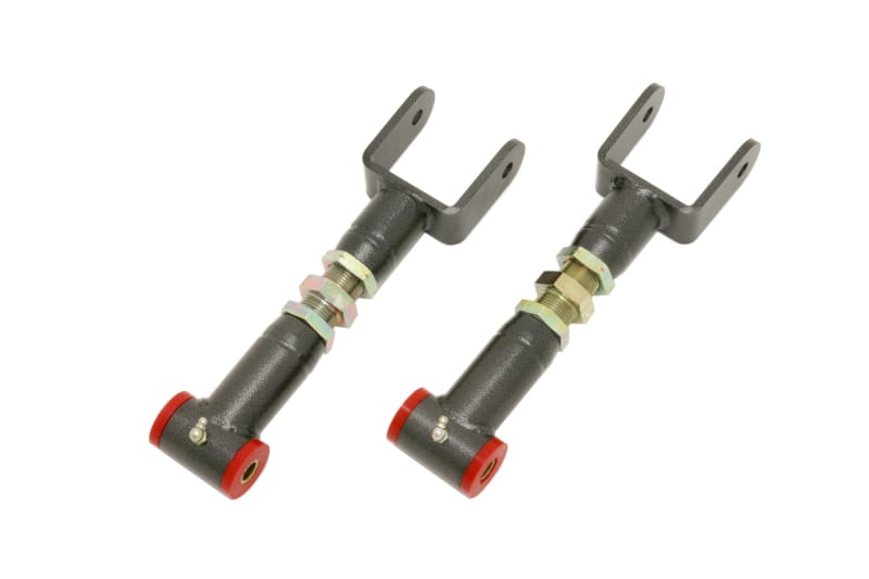 BMR Suspension — Upper Control Arms, DOM, On-car Adjustable, Poly Bushings, Standard Length