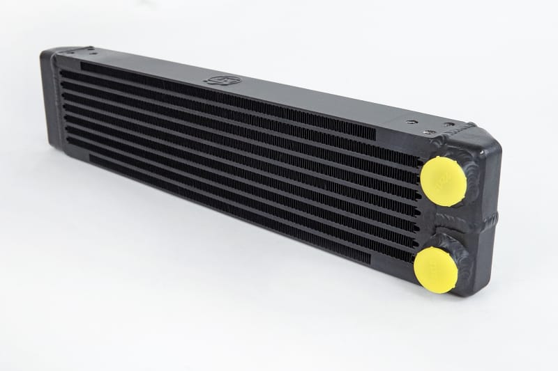CSF — Universal Dual-Pass Oil Cooler / RS Porsche / M22 x 1.5 / 22L x 4.75H x 2.16W