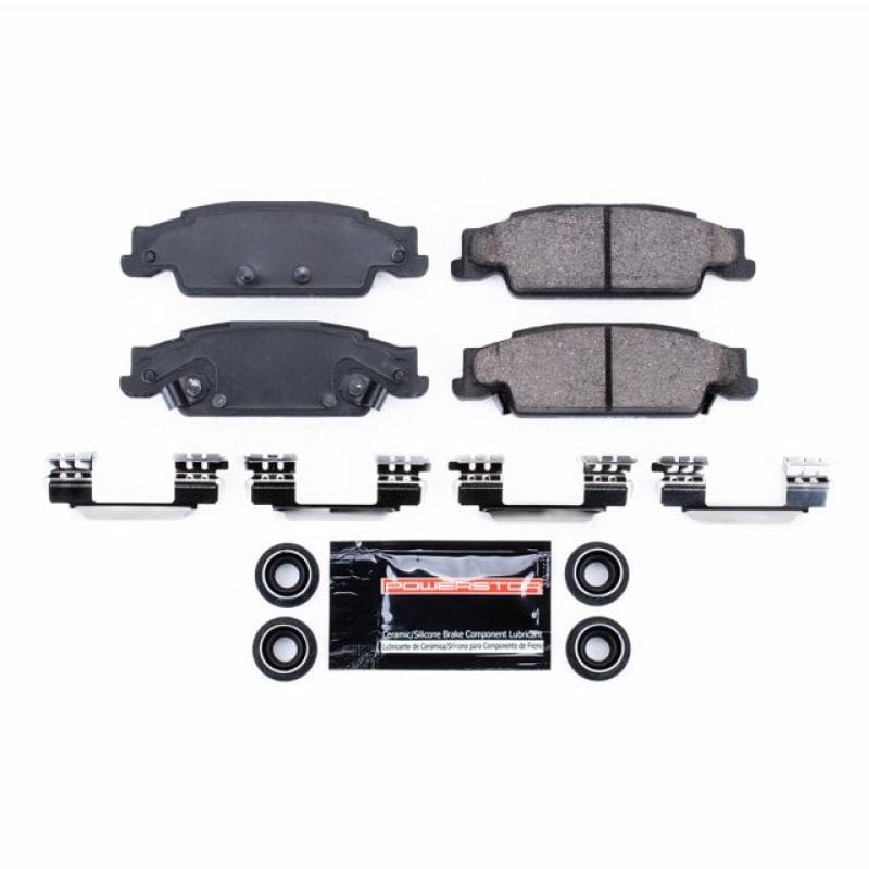 PowerStop — PowerStop - Z23 Daily Driver Carbon-Fiber Ceramic Brake Pads with Hardware Kit