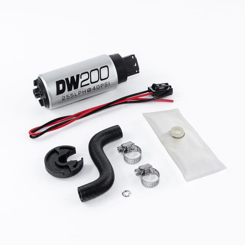 DeatschWerks — 255lph in-tank fuel pump w/ 9-1014 install kit
DW200 Fuel pump for Fox Body Mustang