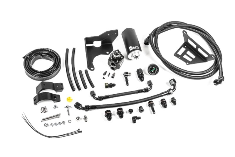 Radium Engineering — FUEL HANGER PLUMBING KIT, 14-19 CORVETTE, STAINLESS FILTER