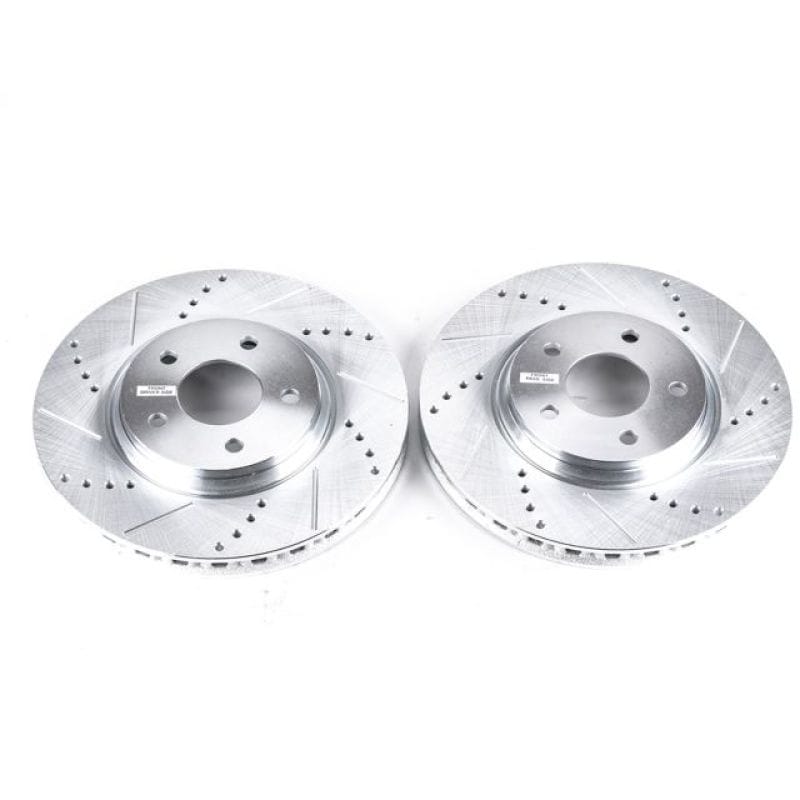 PowerStop — PowerStop Evolution Performance Drilled, Slotted & Plated Brake Rotor Pair