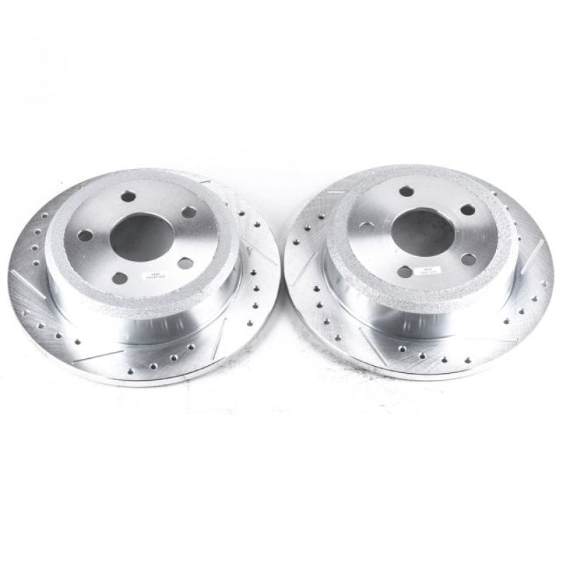 PowerStop — PowerStop Evolution Performance Drilled, Slotted & Plated Brake Rotor Pair