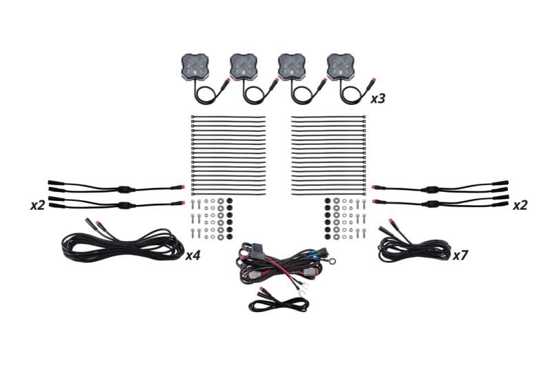 Diode Dynamics — Diode Dynamics RGBW Rock Light Installer Kit (12-pack)