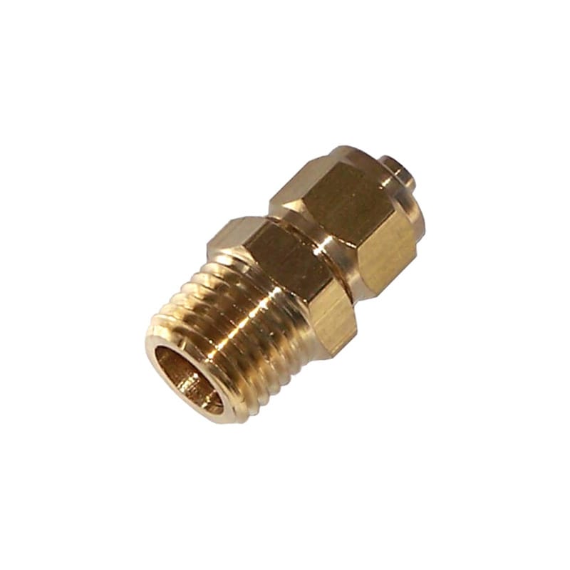 Kleinn Air Horns — Kleinn 1/4In OD Tubing 1/4In M NPT Straight Compression Fitting