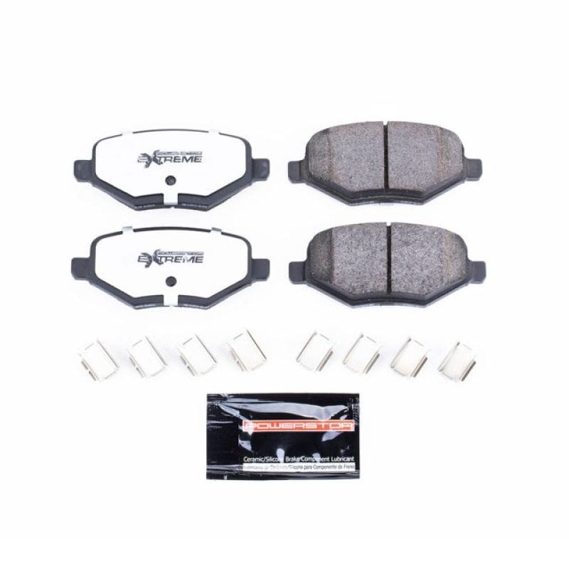 PowerStop — PowerStop - Z36 Truck and SUV Carbon-Fiber Ceramic Brake Pads with Hardware Kit