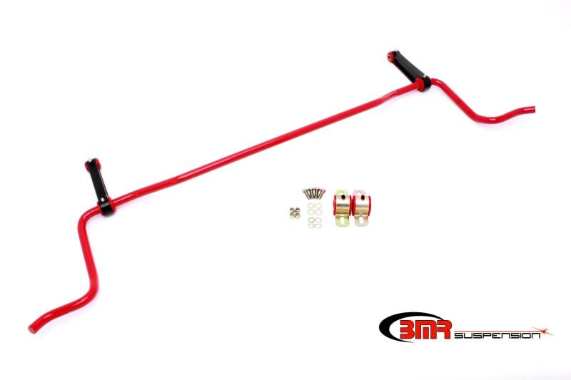 BMR Suspension — Sway Bar Kit W/ Bushings And Billet Links, Rear, Solid 22mm