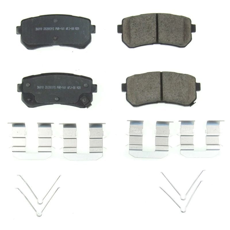PowerStop — PowerStop - Z17 Low-Dust Ceramic Brake Pads with Hardware