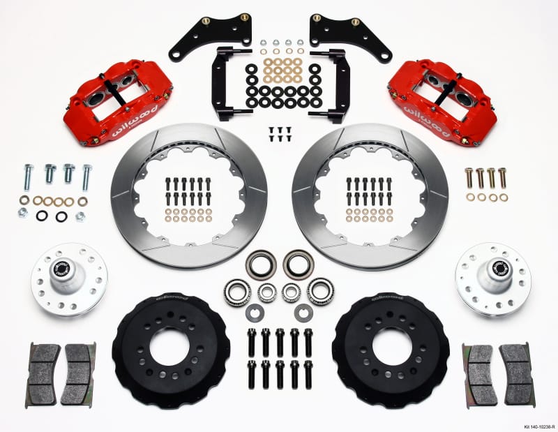 Wilwood — KIT,FRONT,LARGE GM,58-70,DROP SPINDLE FNSL6R,12.90 ROTOR,RED