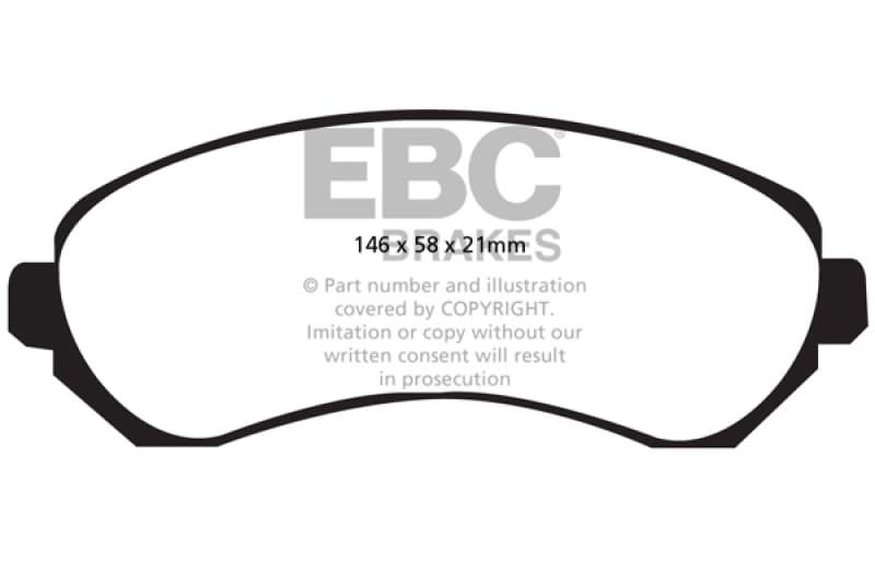 EBC — 6000 Series Greenstuff Truck/SUV Brakes Disc Pads