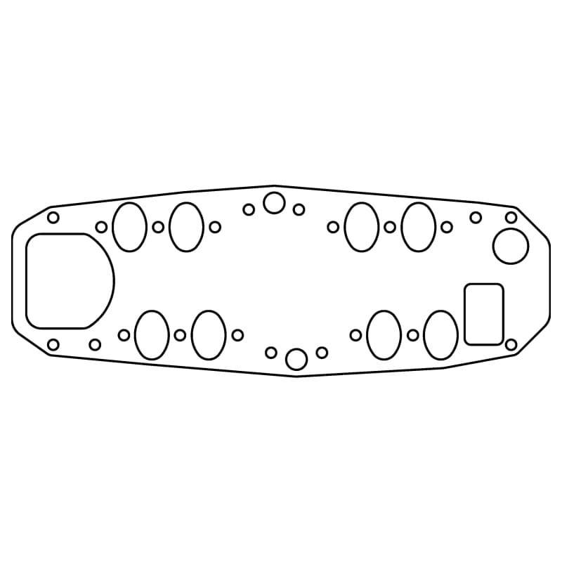 Cometic Gasket — Ford Flathead V8 8BA/8CM Intake Manifold Gasket