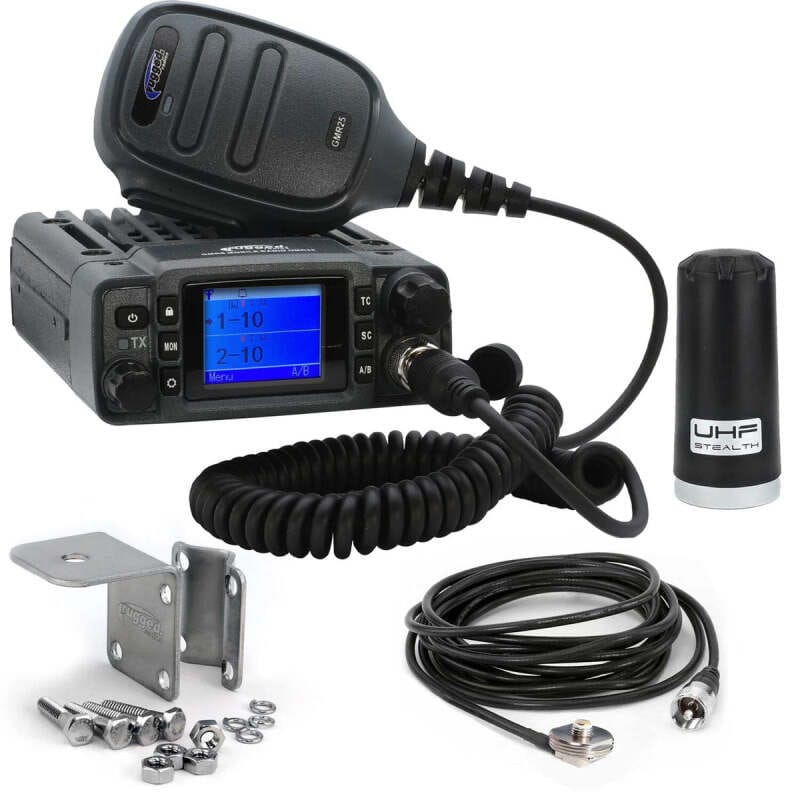 Rugged Radios — Rugged Radios Radio Kit Lite - GMR25 Waterproof GMRS Mobile Radio with Stealth Antenna