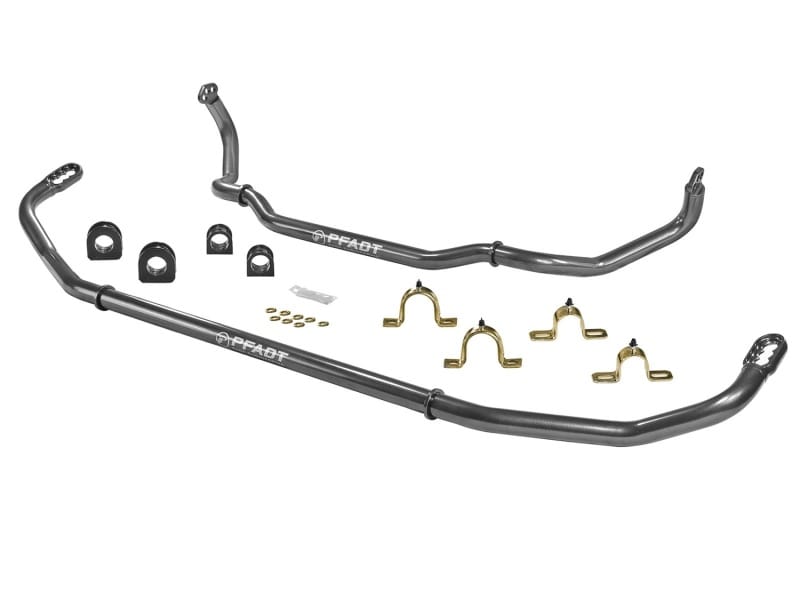 aFe — PFADT Series Front and Rear Sway Bar Set