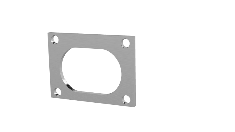 QTP — QTP Low Profile Weld-On QTEC Low Profile 4 Bolt Flange