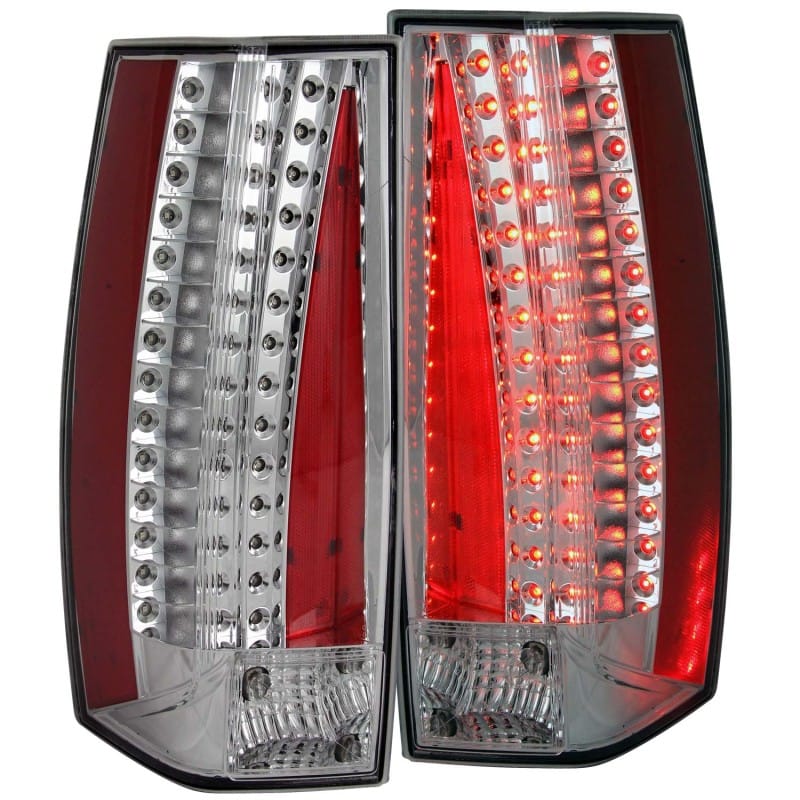 ANZO — ANZO 2007-2011 Cadillac Escalade LED Taillights Chrome