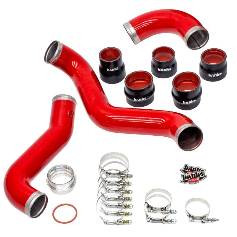 Banks Power — Boost Tube Upgrade Kit Red powder-coated (Set)
Boost Tube Upgrade Kit
