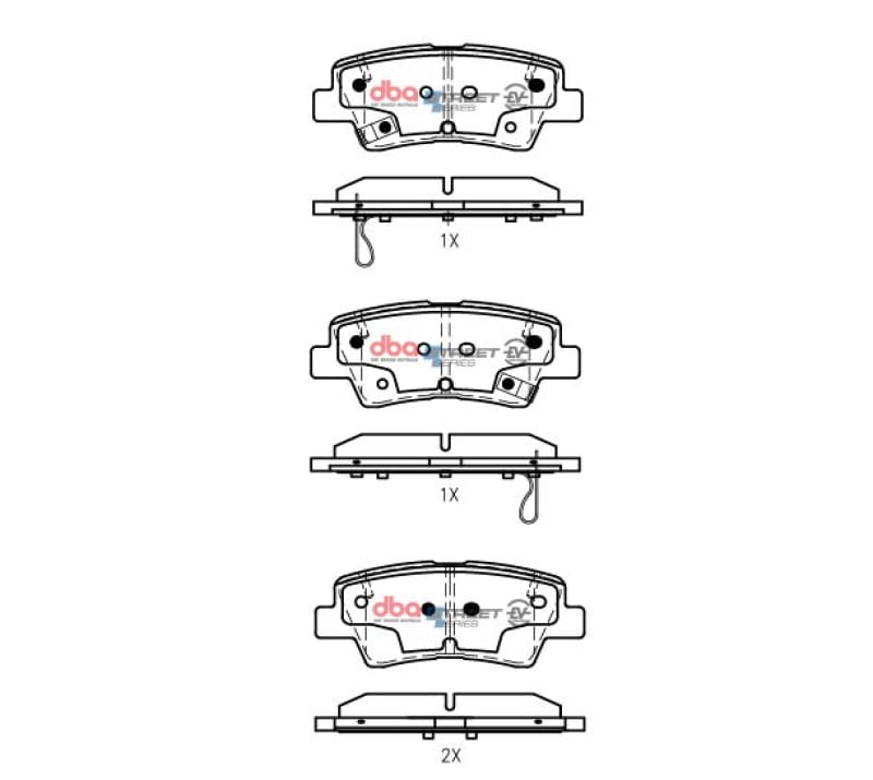 DBA — Rear Street Series EV Brake Pads