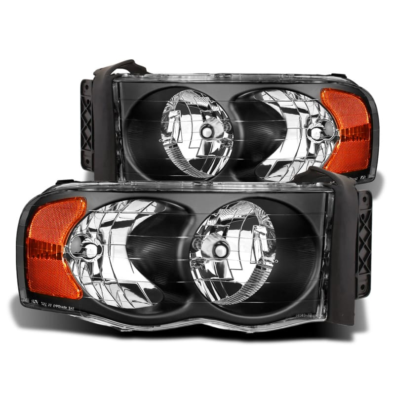 Raxiom — Raxiom 02-05 Dodge RAM 1500 Crystal Headlights- Black Housing (Clear Lens)
Headlights
