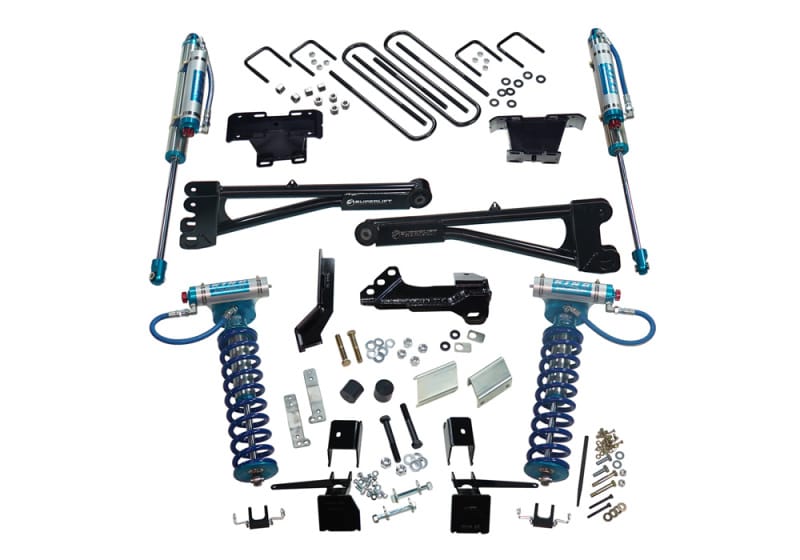 Superlift — 4" King Ed Radius Arm Lift Kit-17-22 F250/350 4WD w Kng Frt Clvrs & Res Rr Shcks
4in. King Ed Radius Arm Lift Kit-17-22 F250/350 4WD w Kng Frt Clvrs/Res Rr Shcks