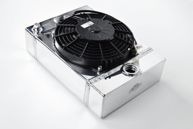 CSF — The KING Cooler - Ultimate Drag Race Radiator w/ SPAL Fan & Mounting Kit
