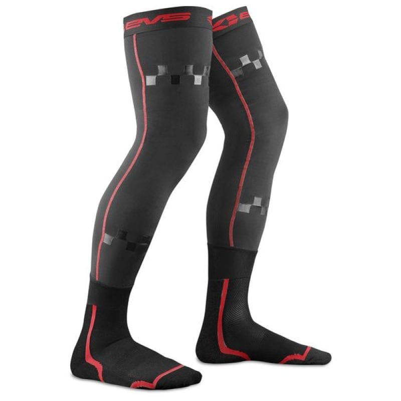 EVS — EVS Fusion Sock Combo Black/Red - Large/XL