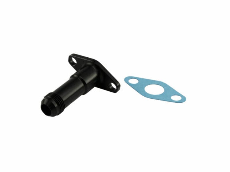 Turbosmart — 50.8mm 10AN 75mm Extended Oil Drain Black