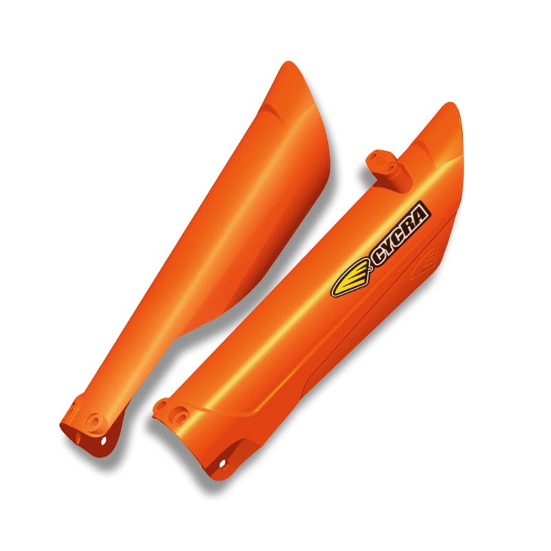 Cycra — Cycra 15-23 KTM 125-500 SX/XC/SX-F/XC-F/XC-W/XCF-W/EXC-F Performance Fork Guards - Orange