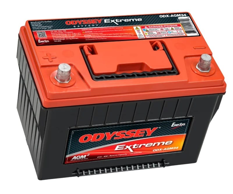 Odyssey Battery — battery, auto, Odyssey ODX-AGM34, group 34 AGM