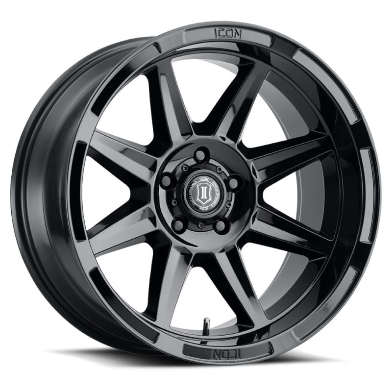 ICON — ICON ALLOYS BANDIT GLS BLACK - 20x10 / 5x150 / -24MM / 4.5" BS