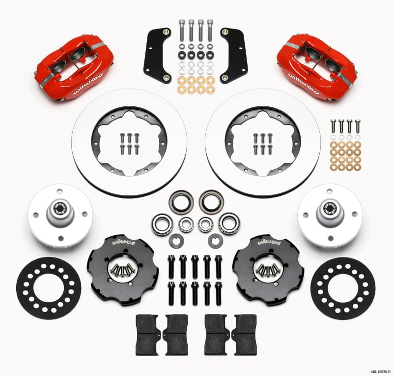 Wilwood — KIT,FRONT,DL,MUSTANG,65-66,4 LUG,FDLI 10.75,RED