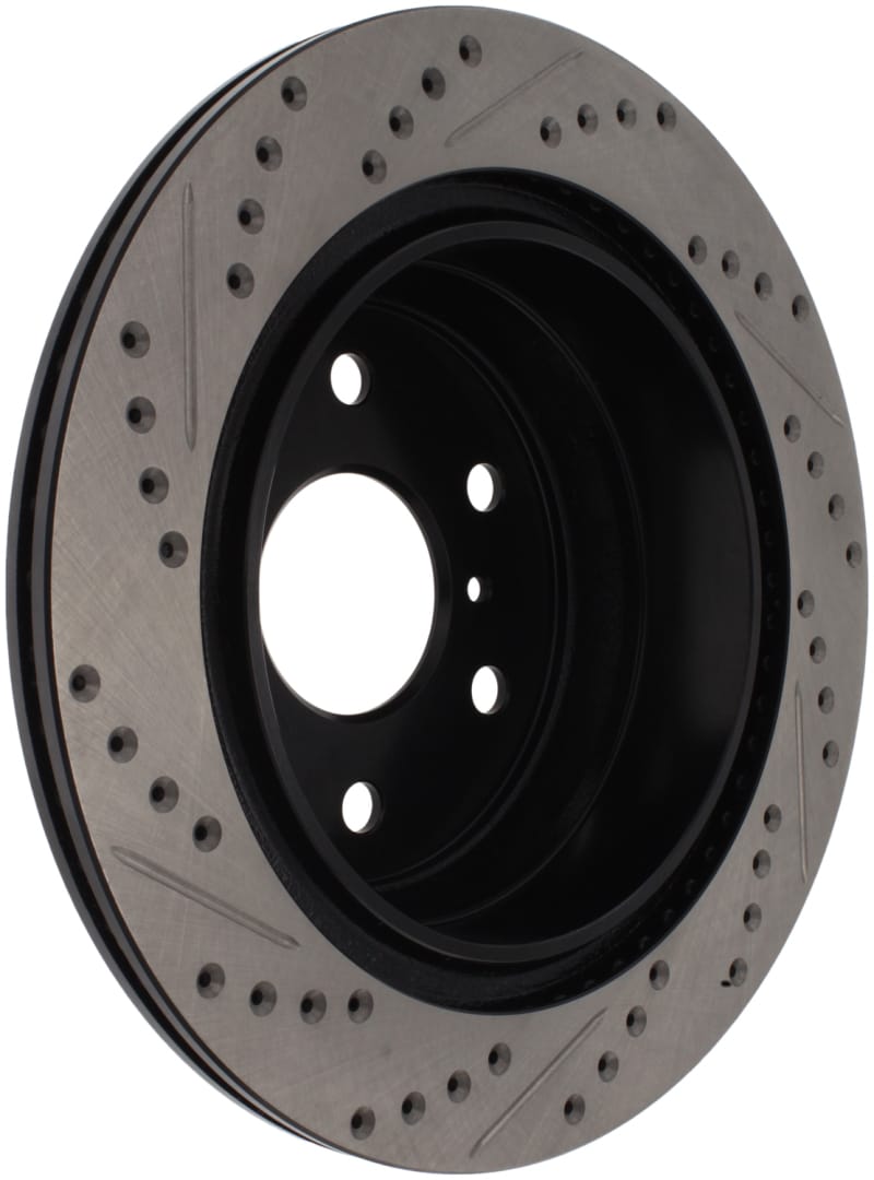 Stoptech — StopTech Sport Drilled & Slotted Brake Rotor; Rear Left
StopTech Sport Drilled/Slotted Brake Rotor; Rear Left
StopTech Sport Drilled/Slotted Disc