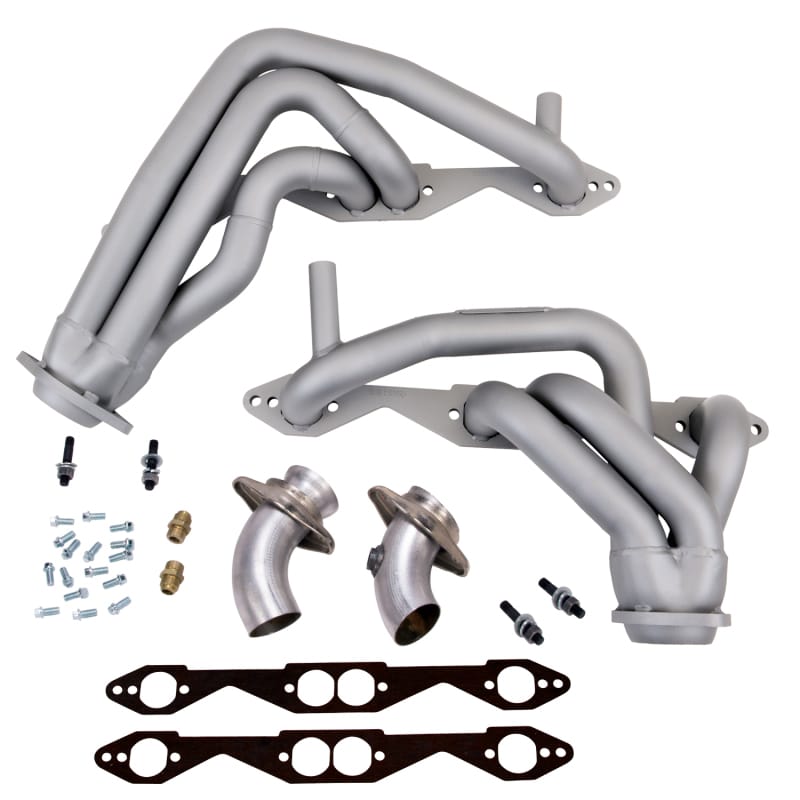 BBK — 1993-1996 CHEVY IMPALA SS 1-5/8 SHORTY HEADERS (TITANIUM CERAMIC)
Shorty Tuned Length Exhaust Header Kit