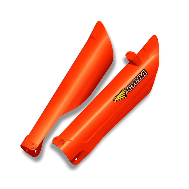 Cycra — Cycra 15-22 KTM SX/SXF/XC/XCF 16-22 XCW/EXC Fork Guards - 2016 Orange