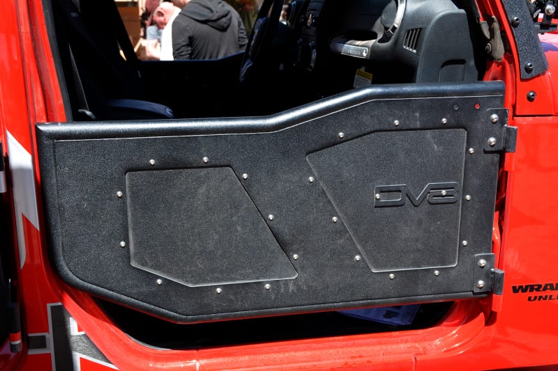 DV8 Offroad — Rock Doors; Plated Steel; Front