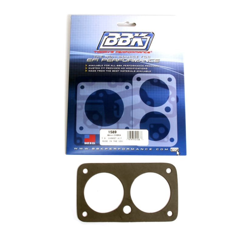 BBK — THROTTLE BODY GASKET KIT  FORD LIGHTNING/MUSTANG COBRA 4.6L 65MM
Throttle Body Gasket Kit