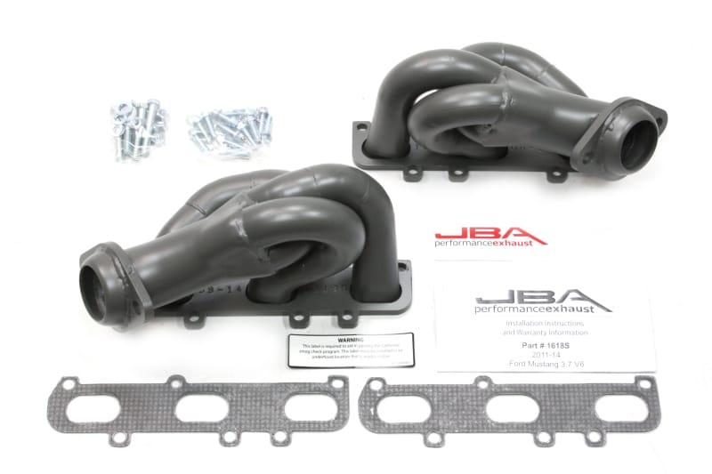 JBA — JBA 11-17 Ford Mustang 3.7L V6 1-5/8in Primary Ti Ctd Cat4Ward Header
Exhaust Header