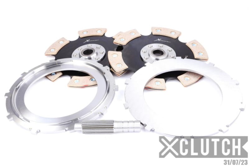 XCLUTCH — Clutch Kit Service Pack; 9" Twin Solid Ceramic Clutch Discs