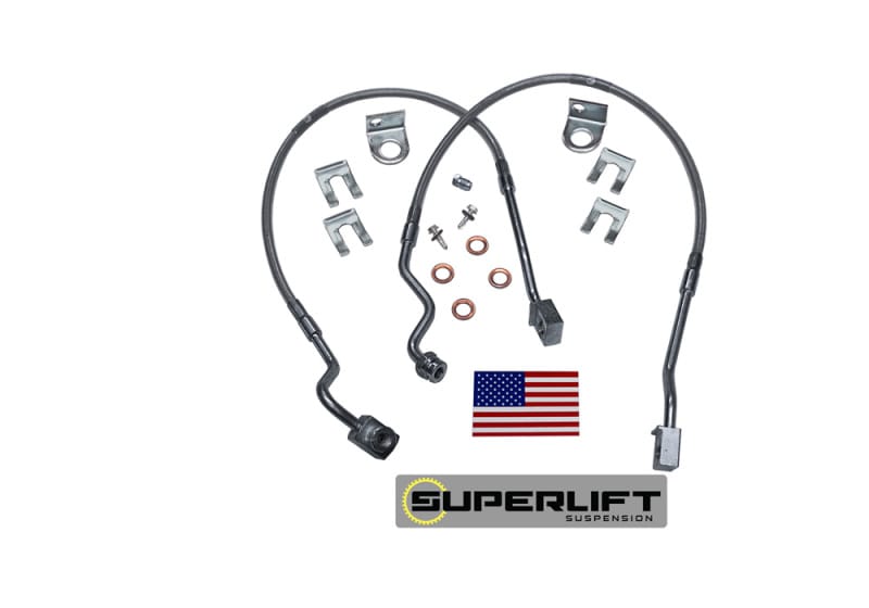 Superlift — Bulletproof Brakes Hose - Front - 95-97 Ranger w/ 4-6" Lift
Bulletproof Brakes Hose-Front-95-97 Ranger w/4-6in. Lift