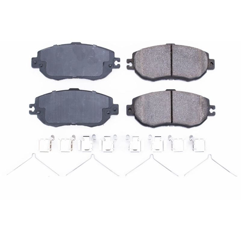 PowerStop — PowerStop - Z17 Low-Dust Ceramic Brake Pads with Hardware