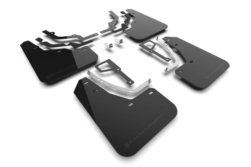 Rally Armor — Black Mud Flap/Metallic Black Logo