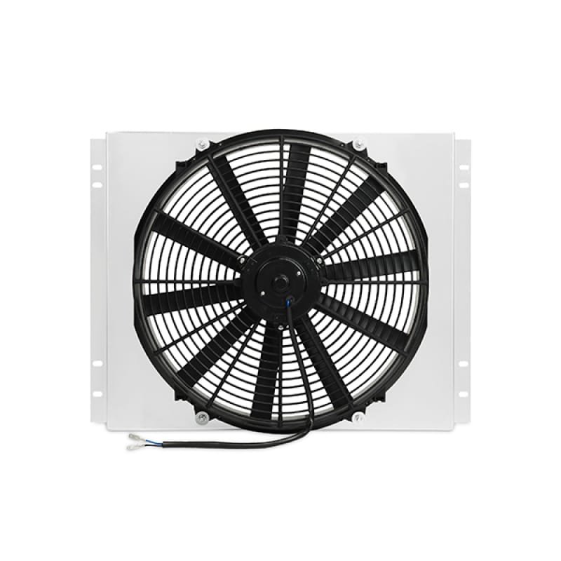 Mishimoto — Performance Aluminum Fan Shroud w/ Fan Controller, fits Ford Mustang 1967-70