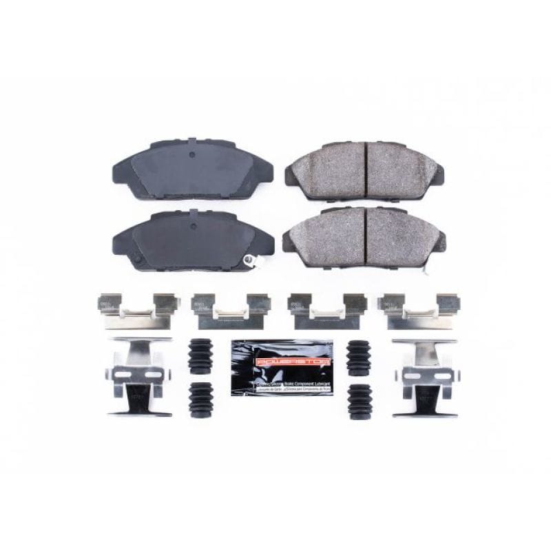 PowerStop — PowerStop - Z23 Daily Driver Carbon-Fiber Ceramic Brake Pads with Hardware Kit