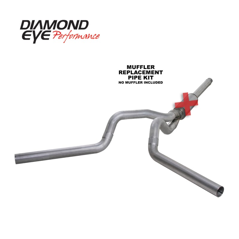 Diamond Eye Performance — 1994-1997.5 FORD 7.3L POWERSTROKE F250/F350 (ALL CAB AND BED LENGTHS) 4in. ALUMI