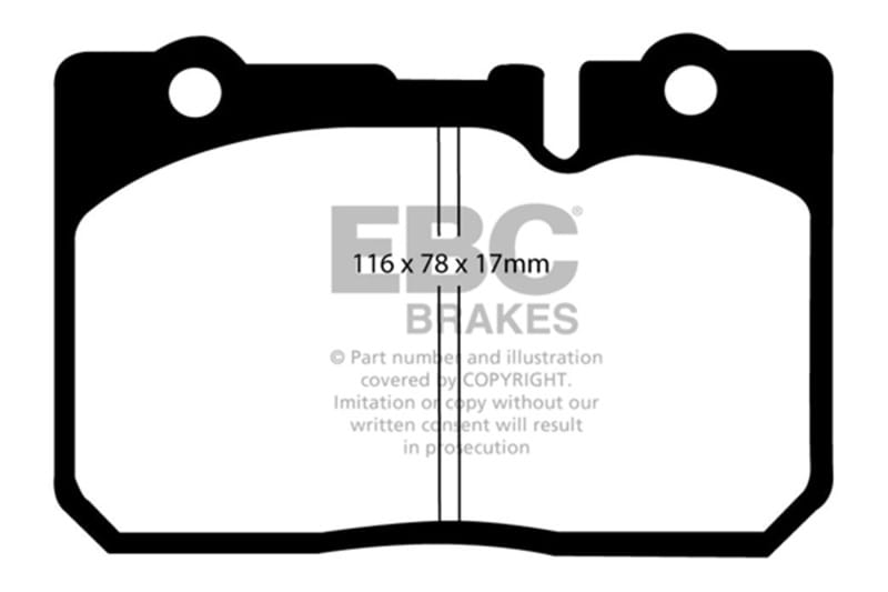 EBC — Redstuff Ceramic Low Dust Brake Pads
