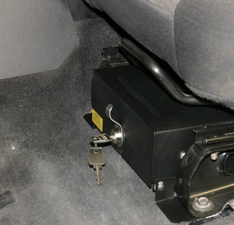 Tuffy Products — Tuffy Jeep Wrangler Underseat Drawer Nonflip Seat W/ Keyed Lock
Underseat Drawer