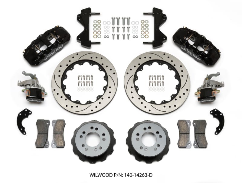 Wilwood — KIT,REAR,CURRIE FLOATING,AERO4/MC4 14.00 ROTOR,SRP