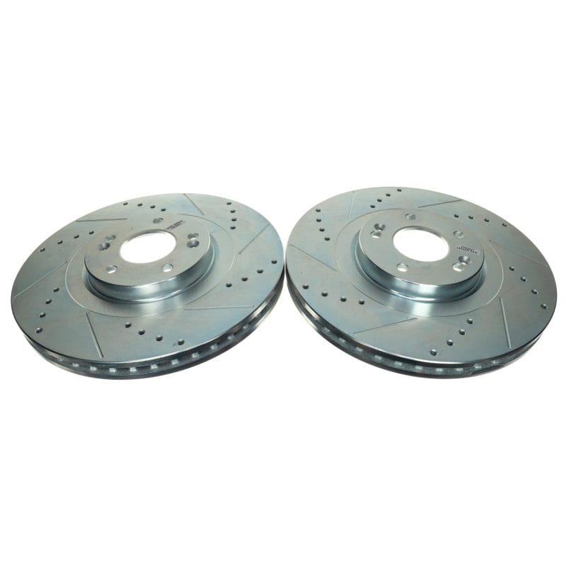 PowerStop — PowerStop Evolution Performance Drilled, Slotted & Plated Brake Rotor Pair